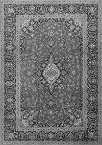 Medallion Gray Traditional Rug, tr3876gry