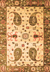 Persian Orange Traditional Rug, tr3877org