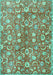 Persian Turquoise Traditional Rug, tr3878turq