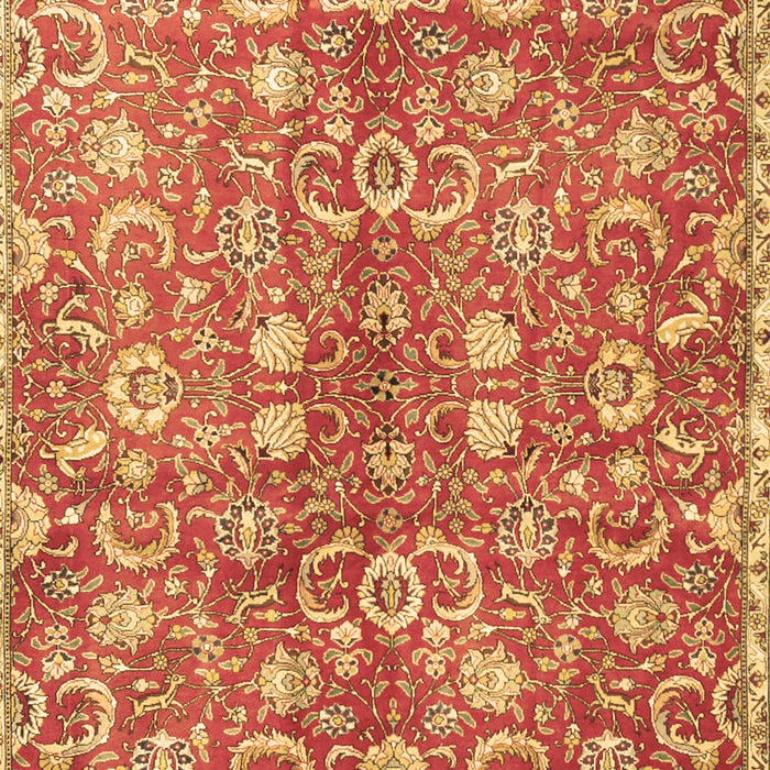 Machine Washable Persian Brown Traditional Rug, wshtr3878brn