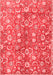 Persian Red Traditional Area Rugs