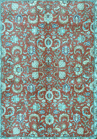 Persian Light Blue Traditional Rug, tr3878lblu