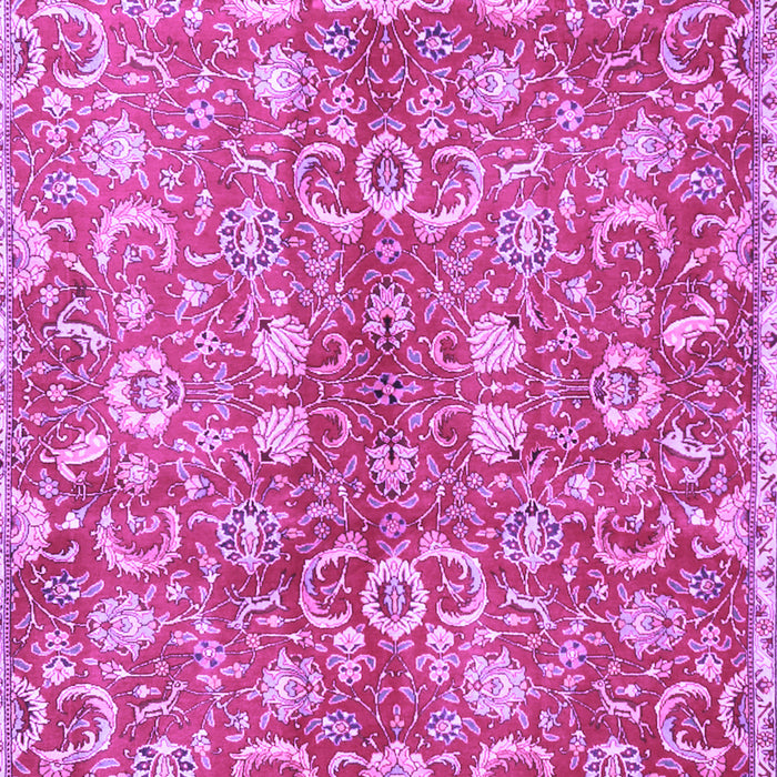 Machine Washable Persian Purple Traditional Area Rugs, wshtr3878pur