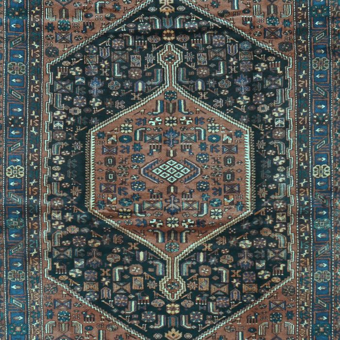 Machine Washable Persian Light Blue Traditional Rug, wshtr3879lblu