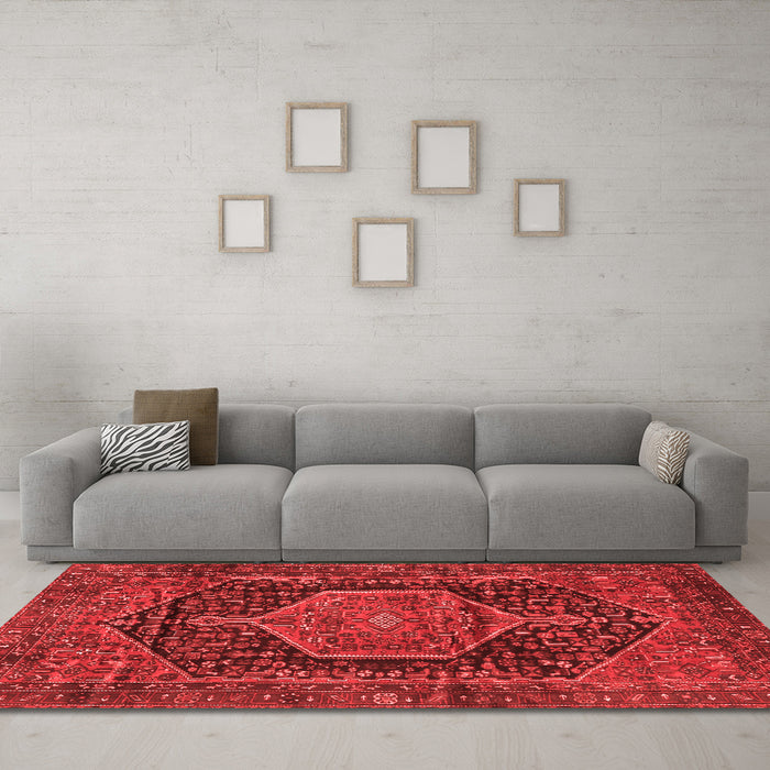 Traditional Red Washable Rugs