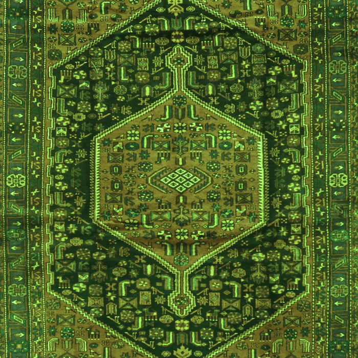 Persian Green Traditional Rug, tr3879grn