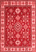 Geometric Red Traditional Area Rugs