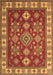 Geometric Brown Traditional Rug, tr387brn