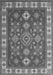 Geometric Gray Traditional Rug, tr387gry