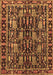 Machine Washable Persian Brown Traditional Rug, wshtr3880brn