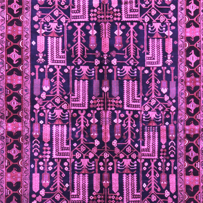Machine Washable Persian Purple Traditional Area Rugs, wshtr3880pur