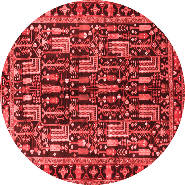 Machine Washable Persian Red Traditional Rug, wshtr3880red