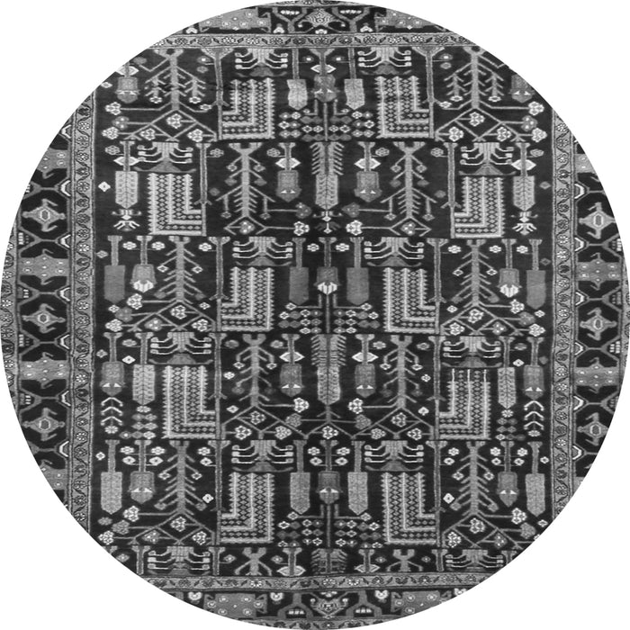 Machine Washable Persian Gray Traditional Rug, wshtr3880gry