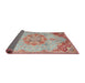 Sideview of Traditional Cherry Red Persian Rug, tr3881