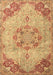 Machine Washable Persian Brown Traditional Rug, wshtr3881brn