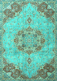 Persian Turquoise Traditional Rug, tr3881turq