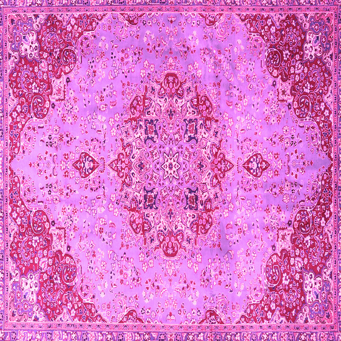 Square Persian Pink Traditional Rug, tr3881pnk