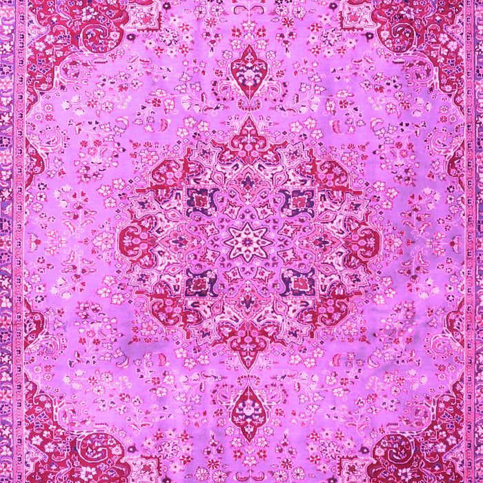 Machine Washable Persian Pink Traditional Rug, wshtr3881pnk