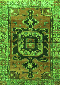 Persian Green Traditional Rug, tr3882grn