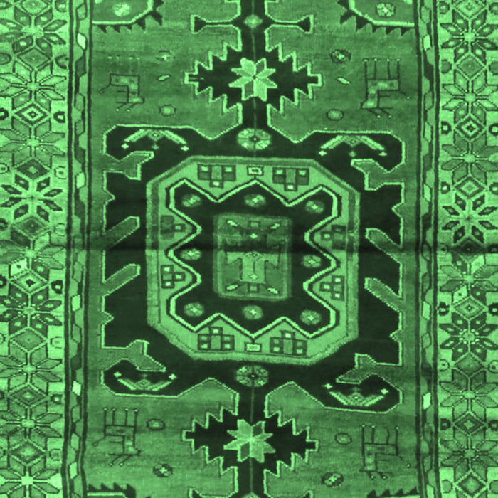 Persian Emerald Green Traditional Rug, tr3882emgrn