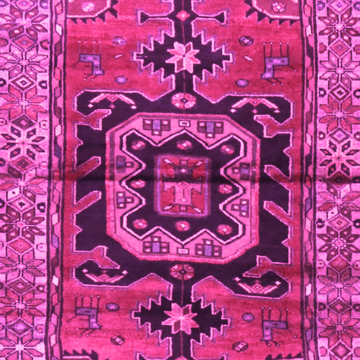 Machine Washable Persian Pink Traditional Rug, wshtr3882pnk