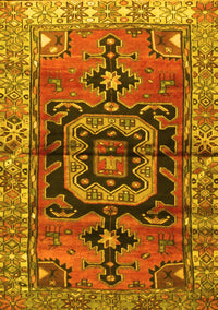 Persian Yellow Traditional Rug, tr3882yw