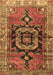 Machine Washable Persian Brown Traditional Rug, wshtr3882brn