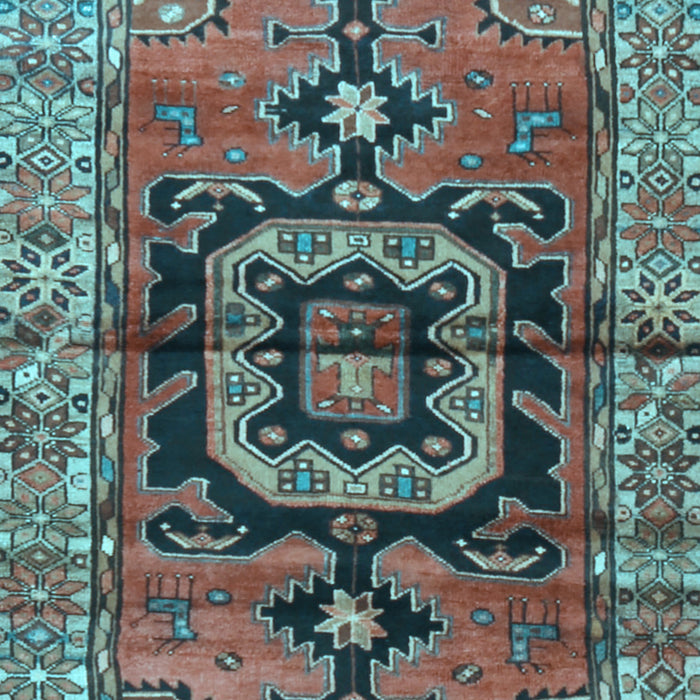 Machine Washable Persian Light Blue Traditional Rug, wshtr3882lblu