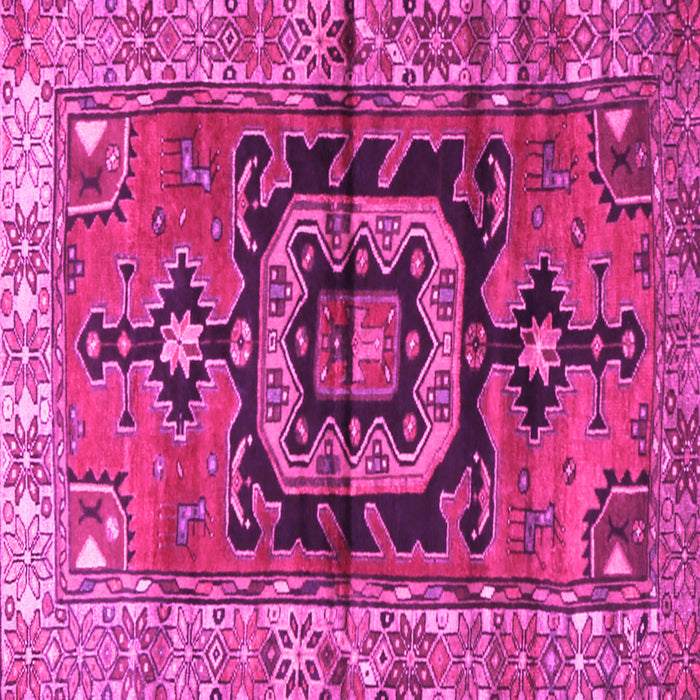 Square Persian Pink Traditional Rug, tr3882pnk