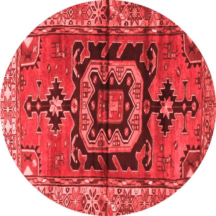 Machine Washable Persian Red Traditional Rug, wshtr3882red