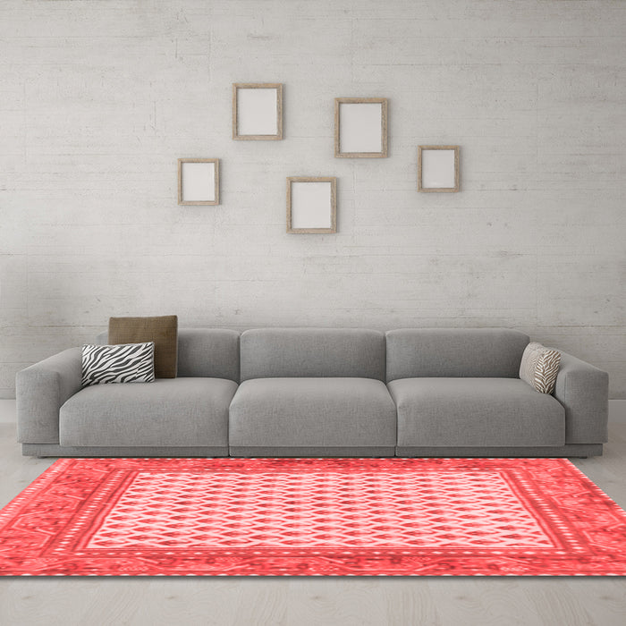 Traditional Red Washable Rugs