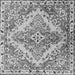 Serging Thickness of Persian Gray Traditional Rug, tr3884gry