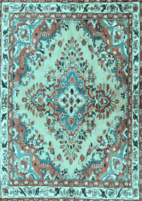 Persian Light Blue Traditional Rug, tr3884lblu