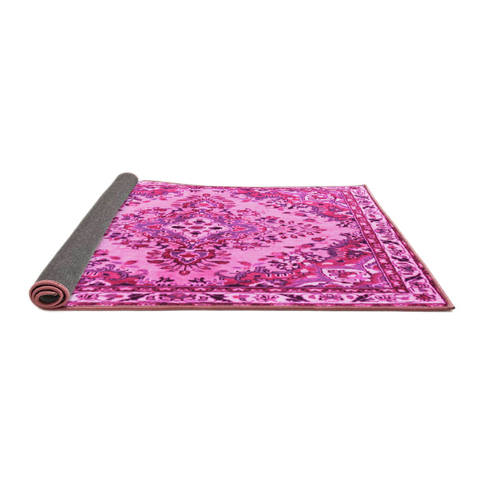 Sideview of Persian Pink Traditional Rug, tr3884pnk