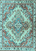 Machine Washable Persian Light Blue Traditional Rug, wshtr3884lblu