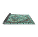 Sideview of Persian Light Blue Traditional Rug, tr3884lblu