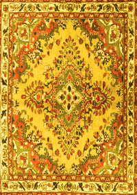 Persian Yellow Traditional Rug, tr3884yw