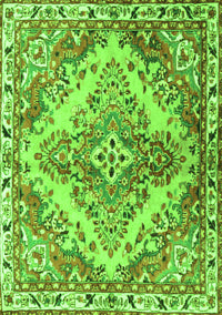Persian Green Traditional Rug, tr3884grn