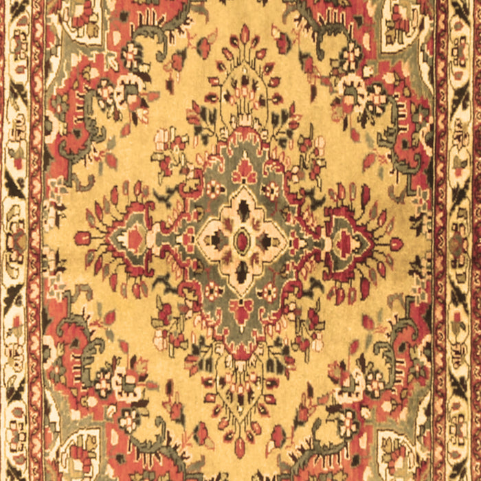 Machine Washable Persian Brown Traditional Rug, wshtr3884brn