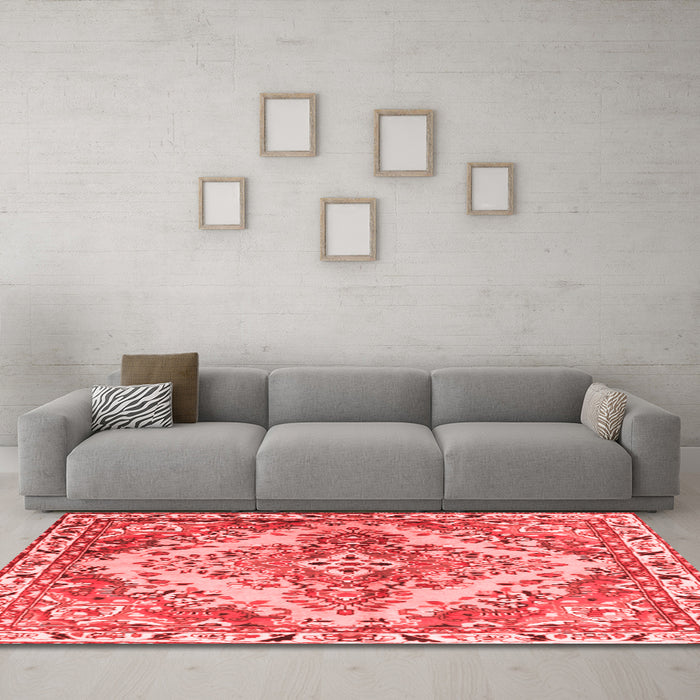 Traditional Red Washable Rugs