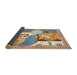 Sideview of Traditional Gold Brown Animal Rug, tr3885