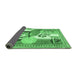 Sideview of Animal Emerald Green Traditional Rug, tr3885emgrn