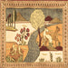 Square Animal Brown Traditional Rug, tr3885brn