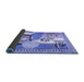 Sideview of Animal Blue Traditional Rug, tr3885blu