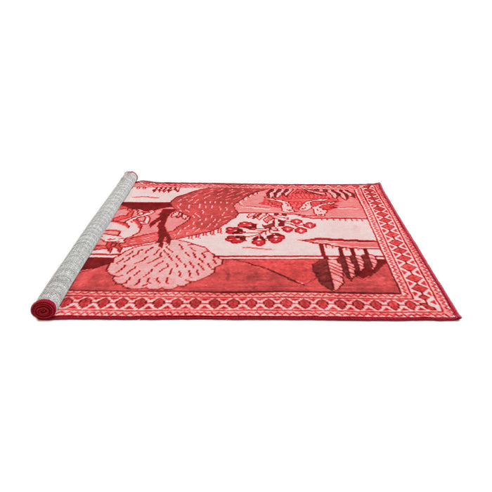 Traditional Red Washable Rugs