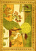 Animal Yellow Traditional Rug, tr3885yw