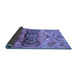 Sideview of Animal Blue Traditional Rug, tr3886blu