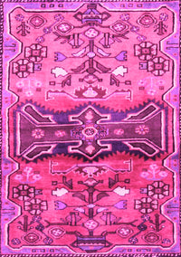 Animal Pink Traditional Rug, tr3886pnk