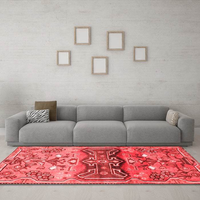 Traditional Red Washable Rugs