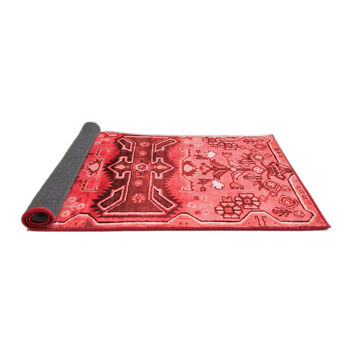 Animal Red Traditional Area Rugs